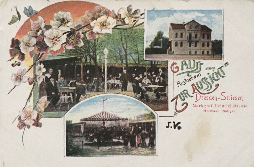 Rosa-Menzer-Stra&szlig;e 21 (-1946 Markgraf-Heinrich-Stra&szlig;e 21) / Wormser Stra&szlig;e  Dresden