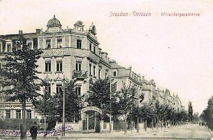 Rosa-Menzer-Stra&szlig;e 31 (-1946 Markgraf-Heinrich-Stra&szlig;e 31) / Wittenberger Stra&szlig;e  Dresden