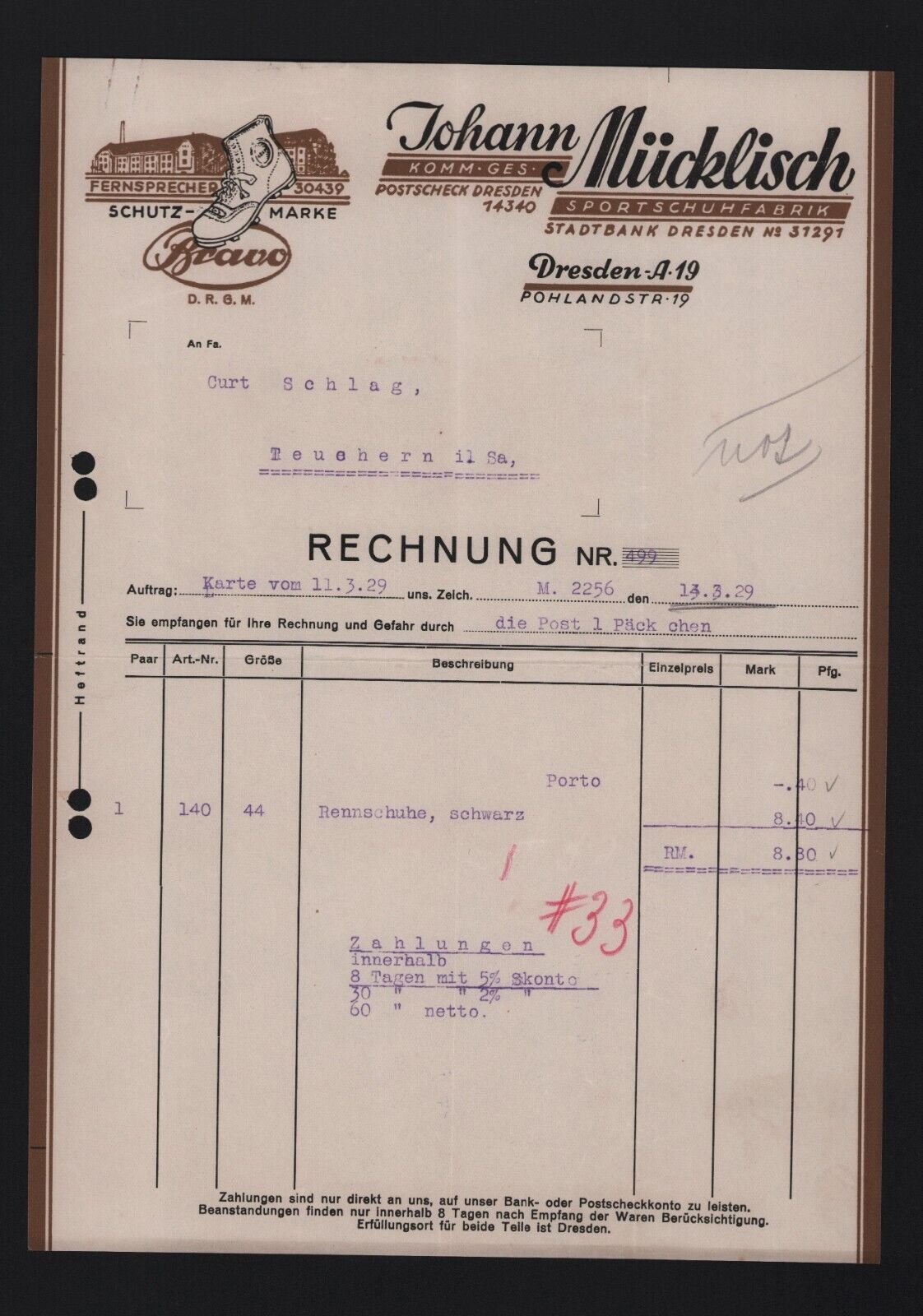 Pohlandstra&szlig;e 29 (Pohlandstra&szlig;e 23) / Augsburger Stra&szlig;e  Dresden