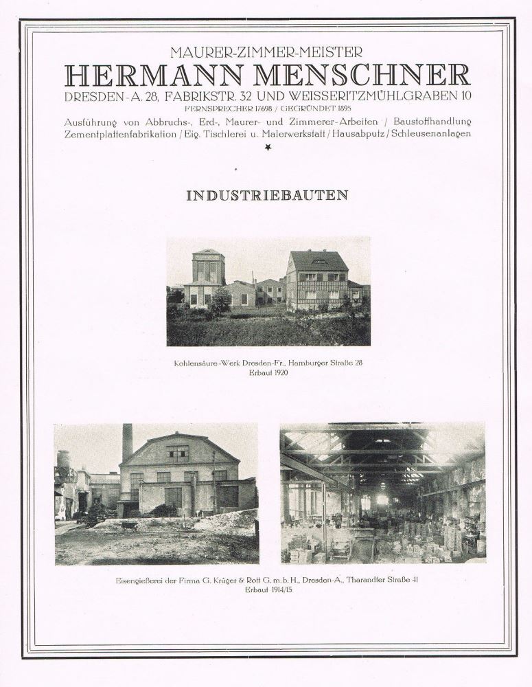Am Wei&szlig;eritzm&uuml;hlgraben 10  Dresden