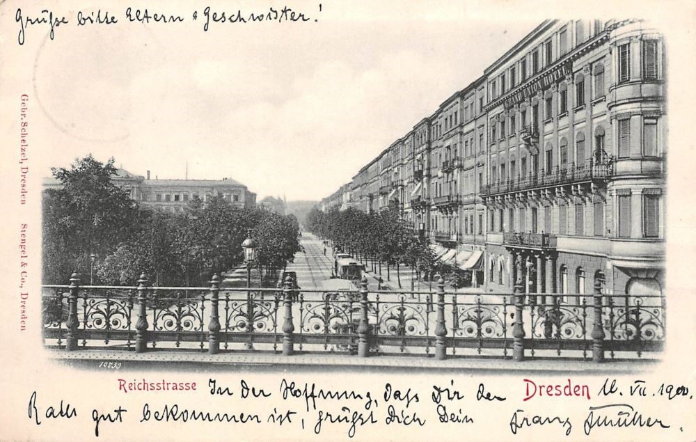 Bismarckplatz 2,4a (Bismarckplatz 1,2) / Bayrische Stra&szlig;e (Bismarckstra&szlig;e)  Dresden