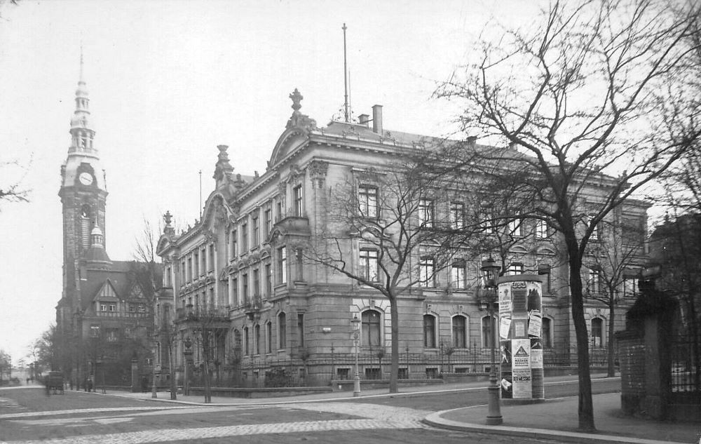 Lukasstraße 6 / Hochschulstraße (-1946 Sedanstraße) Dresden Lukasstraße 6 / Hochschulstraße (-1946 Sedanstraße) Dresden