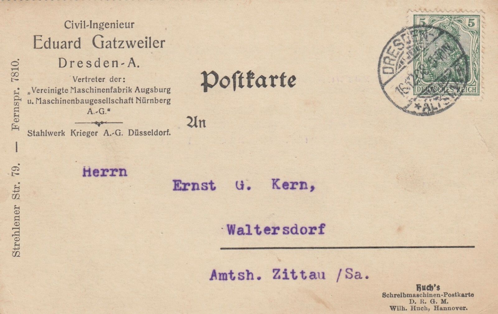 Strehlener Stra&szlig;e 79 / August-Bebel-Stra&szlig;e (Residenzstra&szlig;e)  Dresden