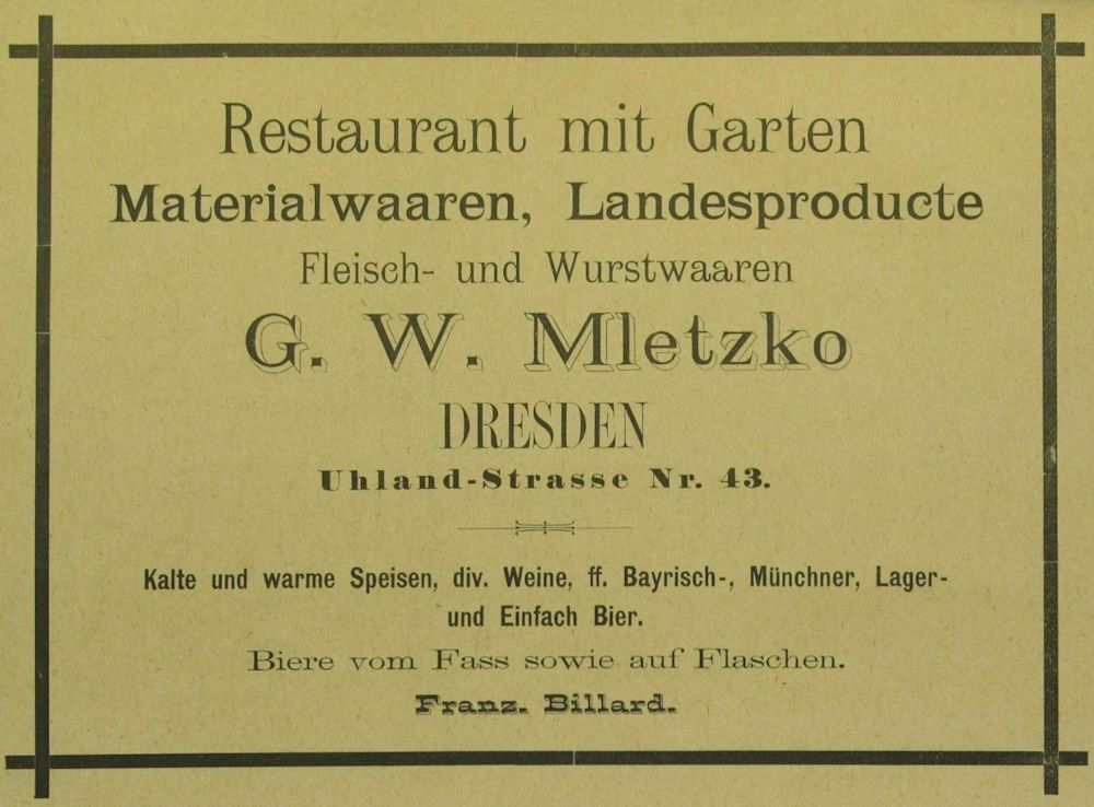 Uhlandstra&szlig;e 43  Dresden