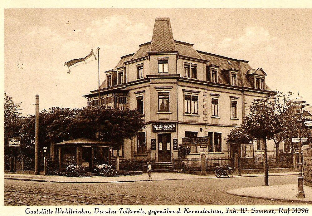 Schlömilchstraße 1 (Waldstraße 1) / Wehlener Straße (Dresdner Straße 30) Dresden Schlömilchstraße 1 (Waldstraße 1) / Wehlener Straße (Dresdner Straße 30) Dresden