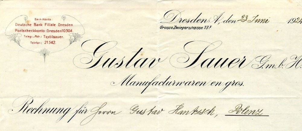 Gro&szlig;e Zwingerstra&szlig;e 13 (Zwingerstra&szlig;e 8)  Dresden