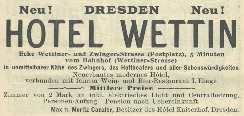 Gro&szlig;e Zwingerstra&szlig;e 8 (Zwingerstra&szlig;e 24)  Dresden