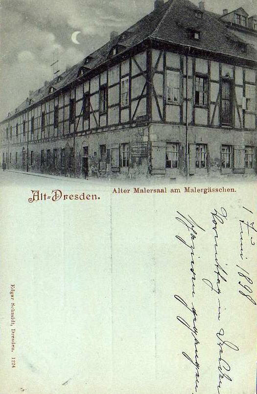 Malergasse 1 (Malergässchen) / Ostraallee Dresden Malergasse 1 (Malergässchen) / Ostraallee Dresden