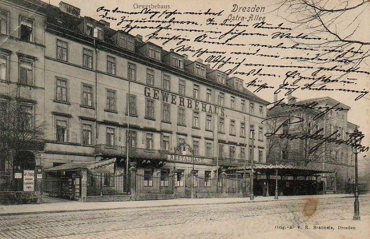 Ostraallee 13 (1859 Ostraallee 6, -1877 Ostraallee 7)  Dresden